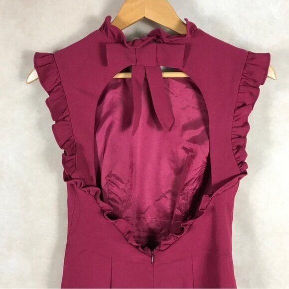 JILL STUART Open Back Ruffled Mini Dress NWT 2 - Picture 7 of 16